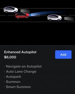 EVU Tesla Enhanced Autopilot 1
