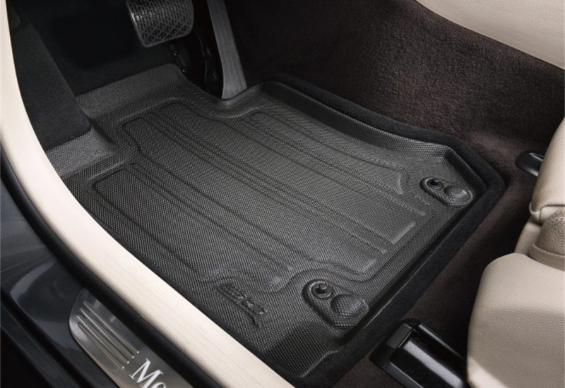 3D MAXpider 16-21 Tesla Model X Elegant Hybrid 1st Row Floormat – Black
