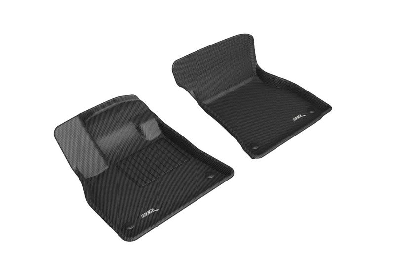3D MAXpider 19-21 Audi E-Tron Kagu 1st Row Floormats – Black