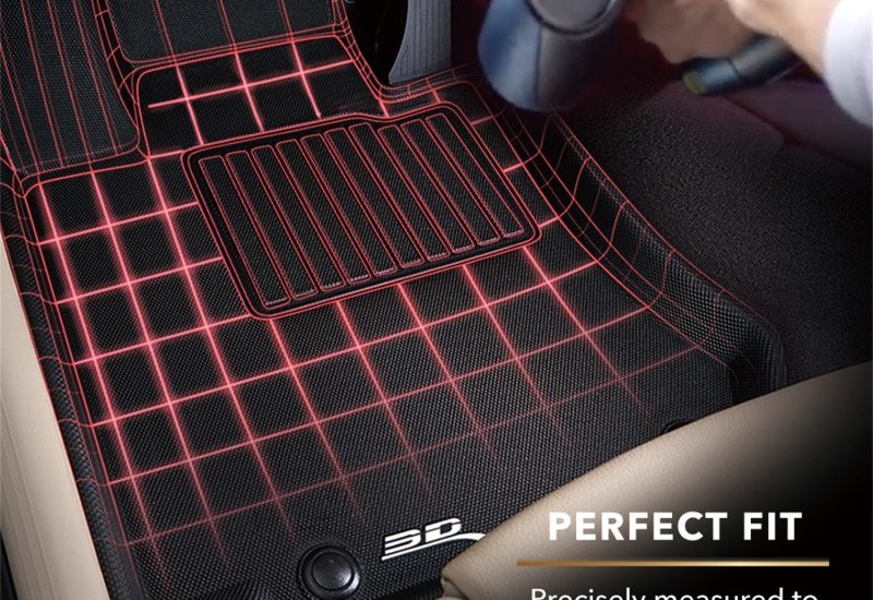 3D MAXpider 17-21 Tesla Model Y Kagu 3rd Row Floormats – Black