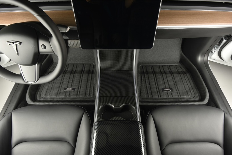 3D MAXpider 2018-2019 Tesla Model 3 Kagu 1st Row Floormat – Black