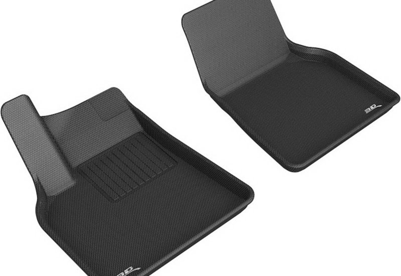 3D MAXpider 2021 Tesla Model Y Kagu 1st Row Floormat – Black