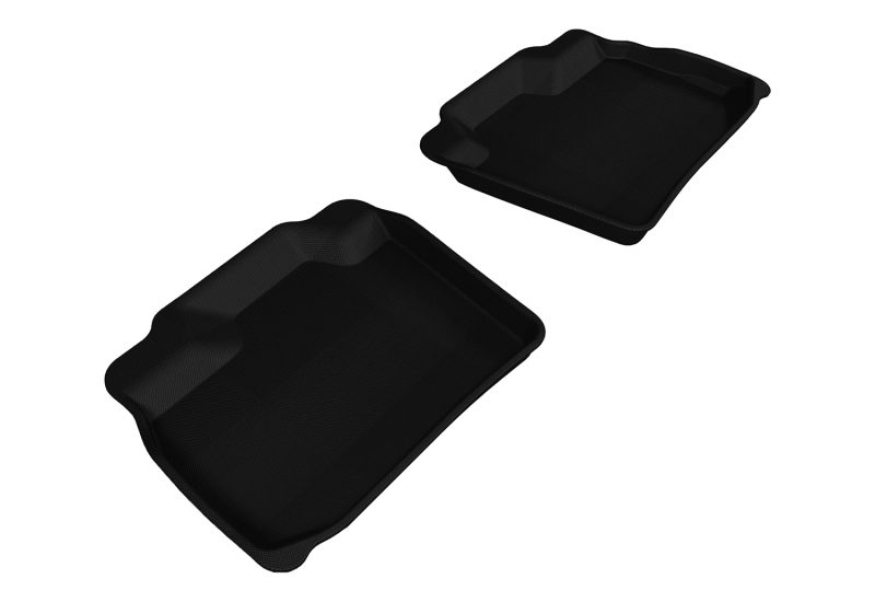 3D MAXpider 2011-2018 Nissan Leaf Kagu 2nd Row Floormats – Black