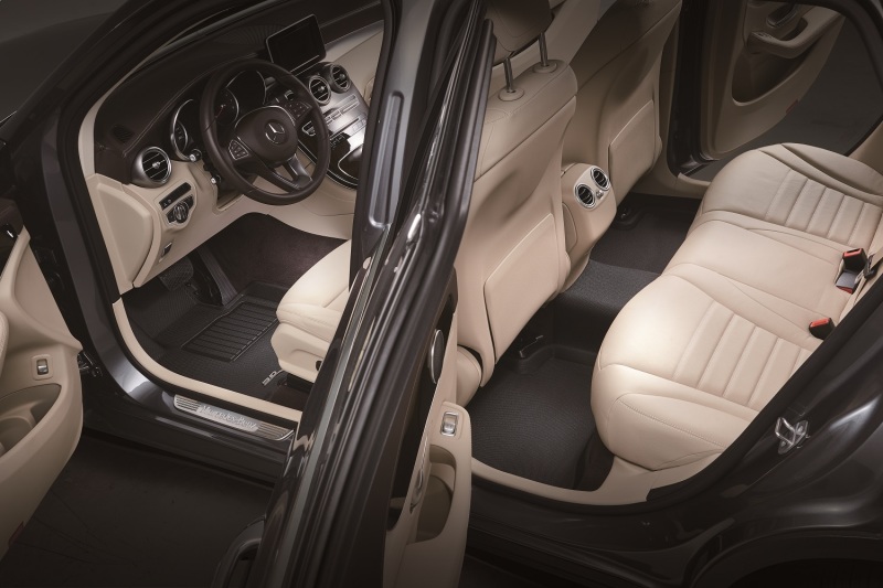 3D MAXpider 2021 Ford Mustang Mach-E Kagu 1st & 2nd Row Floormat – Black