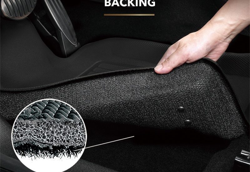3D MAXpider 2014-2019 BMW I3 Kagu 2nd Row Floormats – Black
