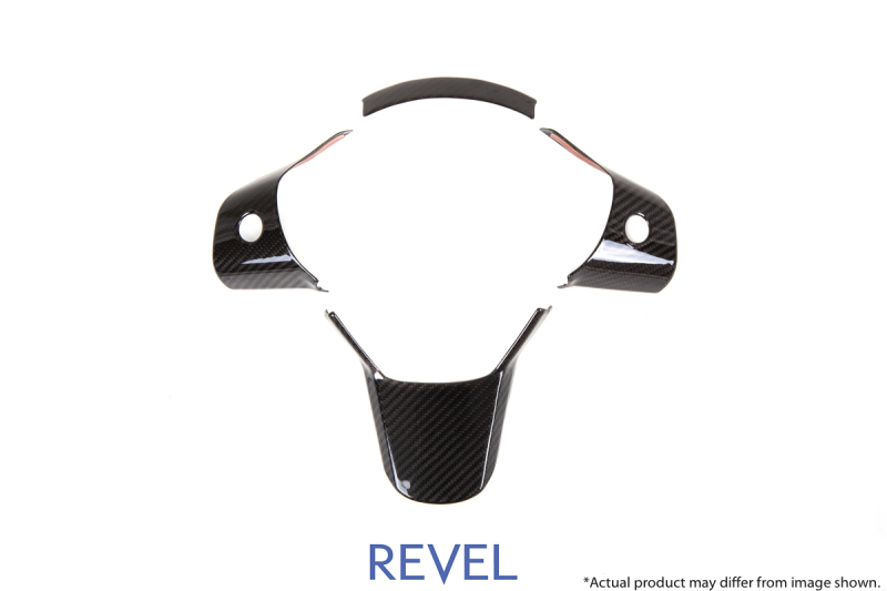 Revel GT Dry Carbon Insert Covers Tesla Model 3 - Steering Wheel - 4 Pieces