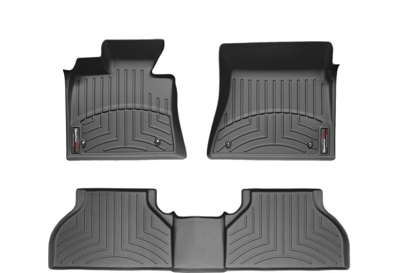 WeatherTech 13+ BMW i3 Front and Rear Floorliners – Black