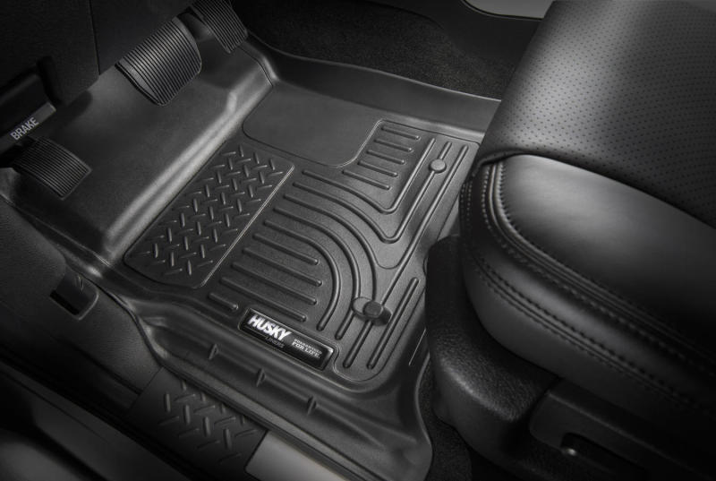 Husky Liners 17-21 Tesla 3 Weatherbeater Front & 2nd Seat Floor Liners – Black