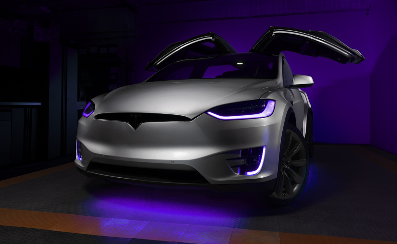 ORACLE Lighting 16-21 Tesla Model X Dynamic ColorSHIFT Headlight & Fog Light DRL Upgrade Kit