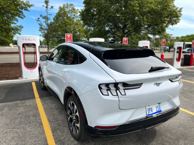ford ev tesla superchargers featured